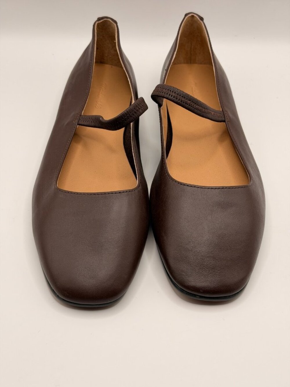 Madewell Womens The Greta Coffe Bean Brown Leather Ballet Flat Sz 8 - Picture 4 of 9